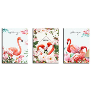 Painting By Diamond Kit Flamingo Scenes