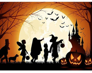 Painting By Diamond Kit Halloween Night