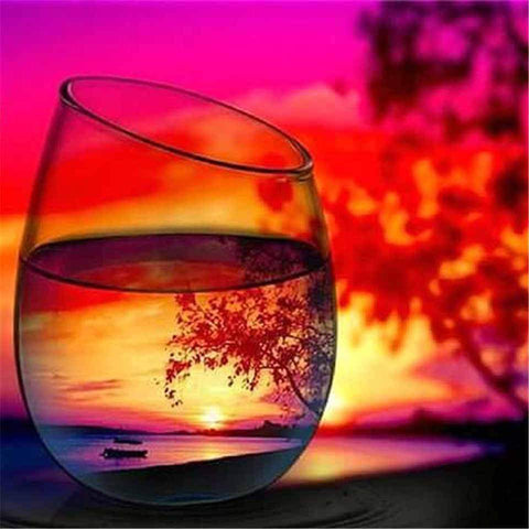 Image of Wishing Bottle 3D Square Diamond Painting Kit