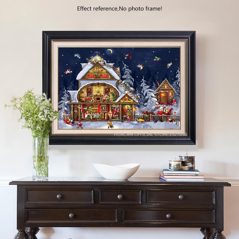 Painting By Diamond Kit Christmas Time Full Drill Square