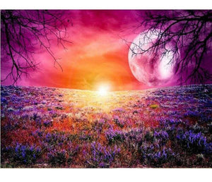 Sunset Scenic 5D Square  Diamond Painting Kit