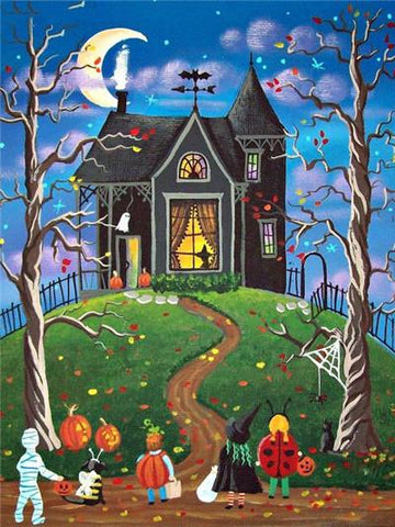 Image of Painting By  Diamond Kit Halloween Themes