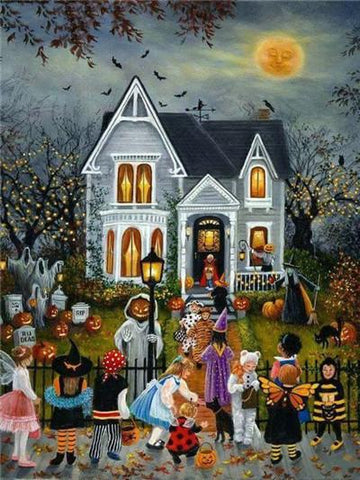 Image of Painting By  Diamond Kit Halloween Themes