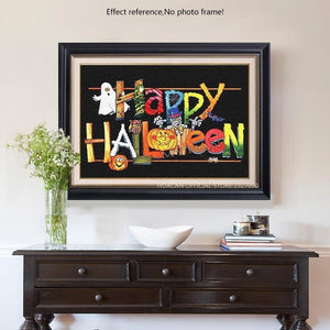 Painting By Diamond kit Happy Halloween