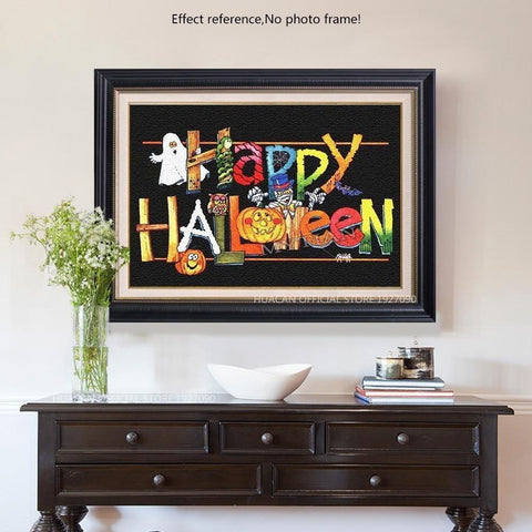 Image of Painting By Diamond kit Happy Halloween