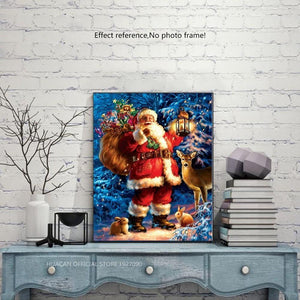 Painting By Diamond Kit Full Square Santa Claus 3D