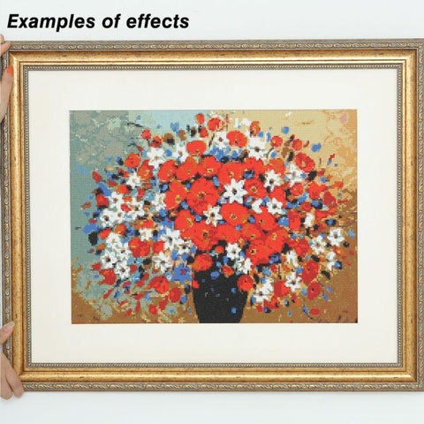 Image of HUACAN Wholesale Diamond Embroidery Kits Cross stitch Season Trees Home Decor Diamond Painting Mosaic Pictures Paint Needlework