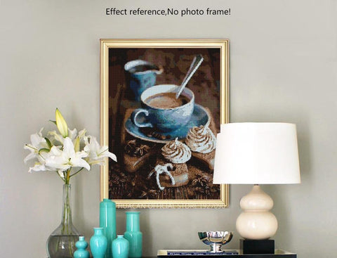 Image of Morning Coffee 5D  Diamond Painting Kit