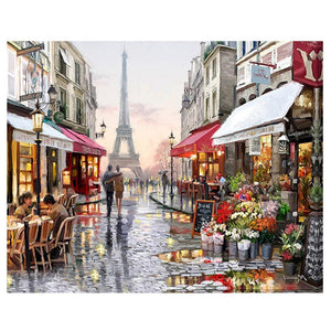 Painting By Diamond Kit Romance In The City 3D