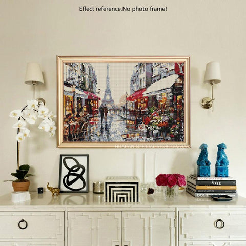 Image of Painting By Diamond Kit Romance In The City 3D