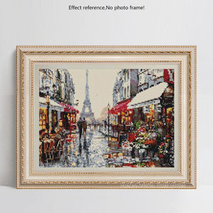 Painting By Diamond Kit Romance In The City 3D