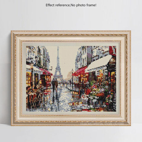 Image of Painting By Diamond Kit Romance In The City 3D