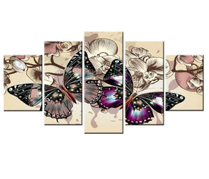 Painting By Diamond Kit Mosaic Butterfly