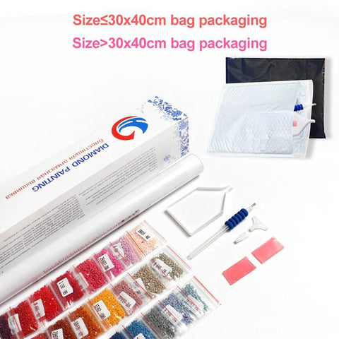 Image of Painting By Diamond Kit Full Round Drill Merry Christmas Decoration