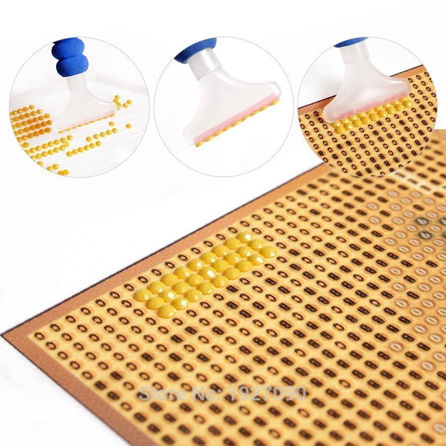 Painting By Diamond Kit Full Round Drill Merry Christmas Decoration