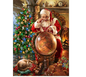 Painting By Diamond Kit Santa Claus 3D