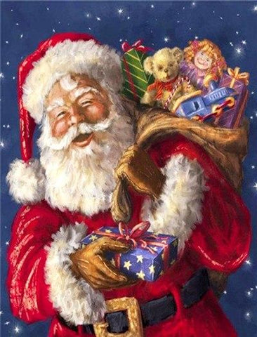 Image of Painting By Diamond Kit Santa Claus 3D