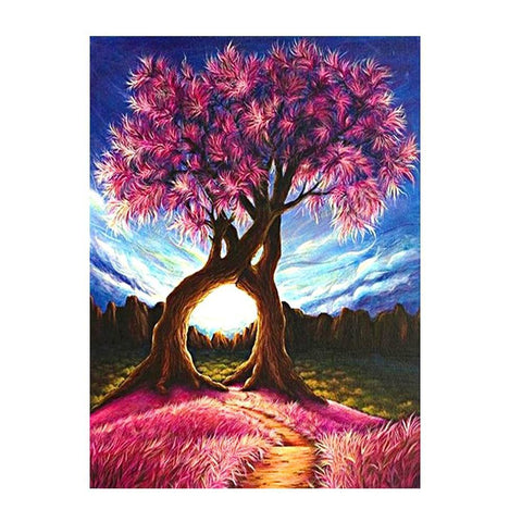 Image of Painting By Diamond Kit Special Tree 3D