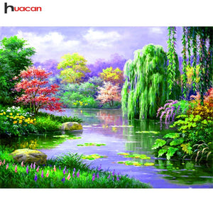 Painting By Diamond Kit Square Countryside Landscape 3D