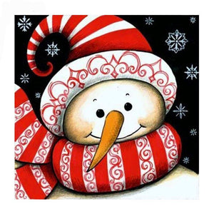 Snowman Square Diamond Painting Kit