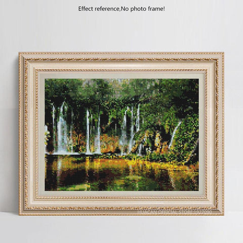 Image of Diamond By Painting Full Square Waterfall 3D