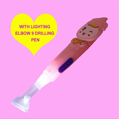 Image of Diamond Painting Tool Point Drill Pen With Light