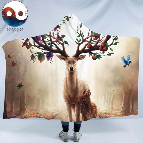 Image of JoJoes Art Hooded Blanket for Adults/Kids