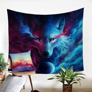 Where Light And Dark Meet by JoJoesArt Tapestry